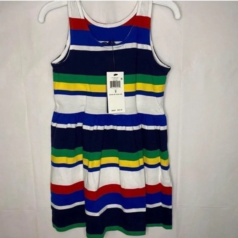 Polo Ralph Lauren Short Sleeve Stripe Swing dress